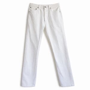 Levi’s Vintage Style 611 Women's White Straight Leg Denim Jeans USA Made W32 L32